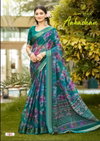 Aakashan By Kashvi Black Linen With Gold Zari Saree Wholesalers In Surat
